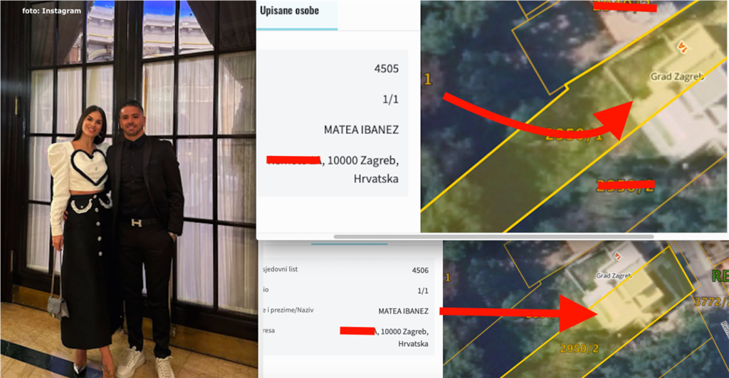 Matea i Lusi Ibanez na Instagram profilima objavljuju slike s glamuroznih mjesta, bivšem nogometašu dokumenti vezani uz bankrot slani su na adresu luksuzne vile u Remetama gdje je uknjižena Mate Ibanez