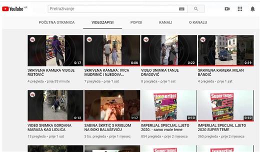 Neki od videa na Imperijalovom Youtube kanalu nasmijat će vas do suza 