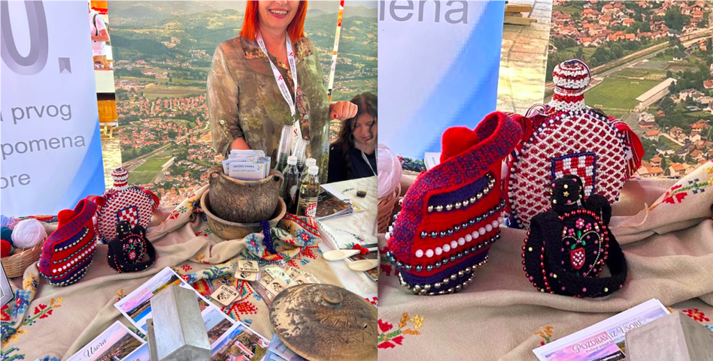 Na štandu Usore iz BiH osim šarmantnog osmijeha posjetitelje su očekivali ručni radovi s motivima šahovnice ali i tradicionalne peke i tkanice koje svjedoče o kreativnosti kroz stoljeća