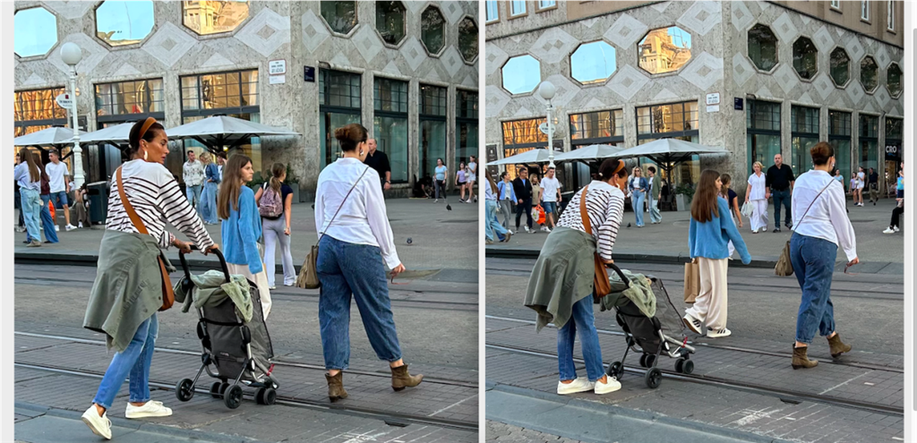 No, ubrzo je Marta shvatila koliko je sati a tu je bio i vrlo zaniljiv pogled 17-godišnje Ruže usmjeren prema starijoj sestri, k tomu Leonardi su zapela i kolica na tramvajske tračnice....