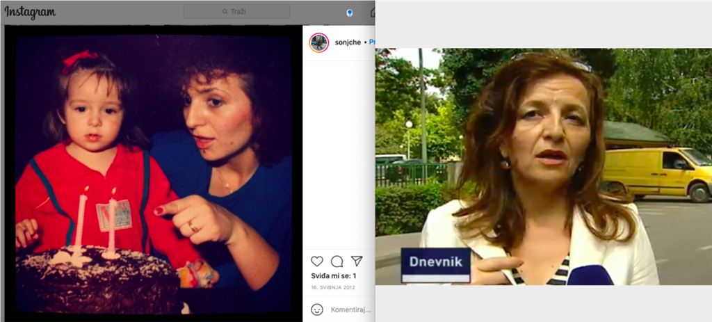 Sudac Ante Kvesić spominjan je 2013. u kontekstu prisilne hospitalizacije njegove supruge u Vrapču 2013: Lijevo je slika koju je Sonja Kvesić objavila na Instagramu a desno Zdenka Kvesić nakon izlaska iz Vrapča