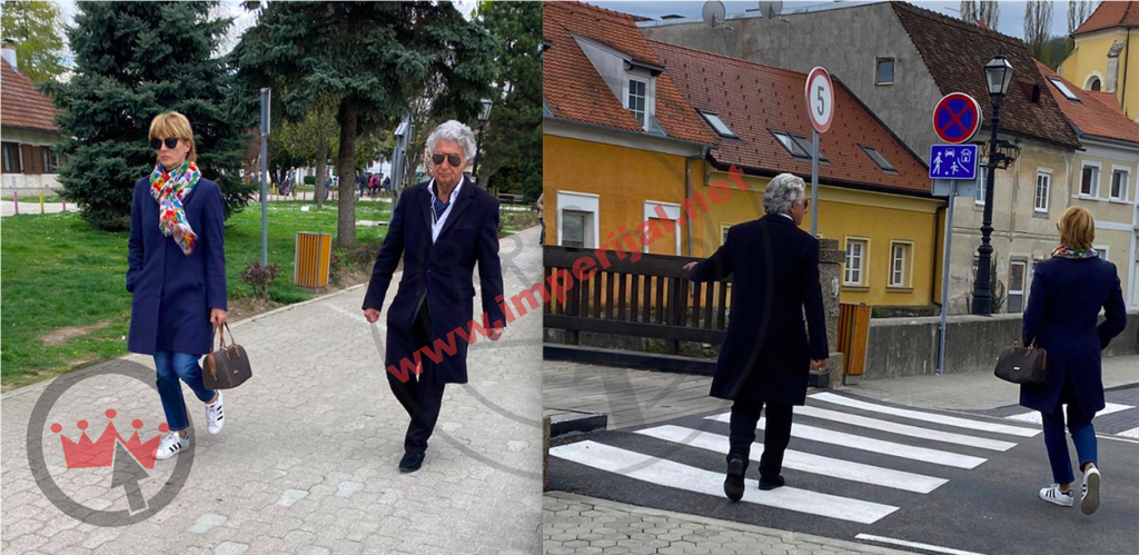 Kraljević suprugu drži na distanci a k tomu joj s distance pokretom prsta pokazuje smjer