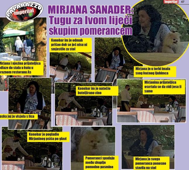 U otmjenom zagrebačkom restoranu As Mirjani je osim prijateljice društvo pravio čupavi psić