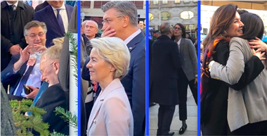 Andrej Plenković, Ursula von der Leyen, Boris Vujčić, Tena Mišetić, Martina Bienenfeld